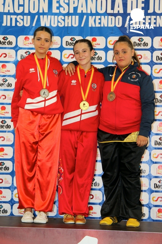3 medallas en el Campeonato de España de WuShu. Madrid 17-06-23
